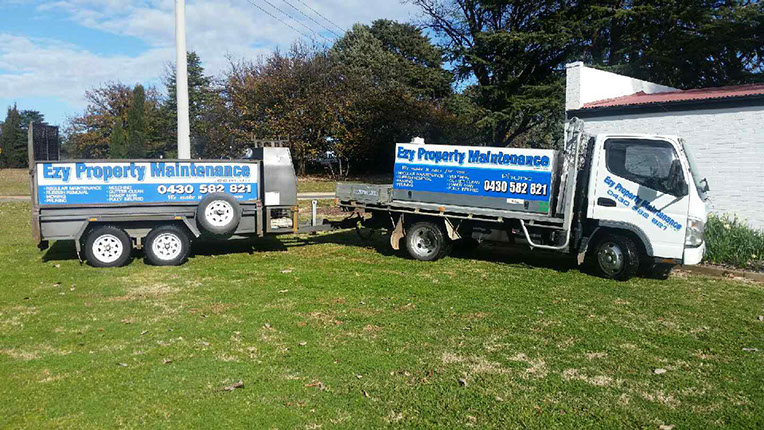 Ezy Property Maintenance Truck and trailer